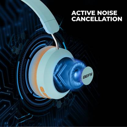 DEFY BassX ANC Active Noise Cancellation Bluetooth Gaming Headphone