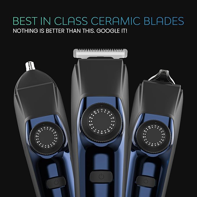 TAGG Men Saber X 3 In 1 Battery Powered Trimmer, Ip7 Rated